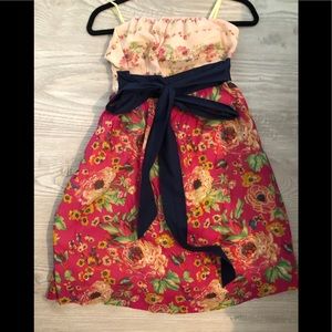 Strapless Anthropologie (Mauve) Boho Summer Dress